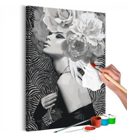 Quadro Fai Da Te Ritratto Femminile N.3 ARREDALACASA Spedizione Gratis