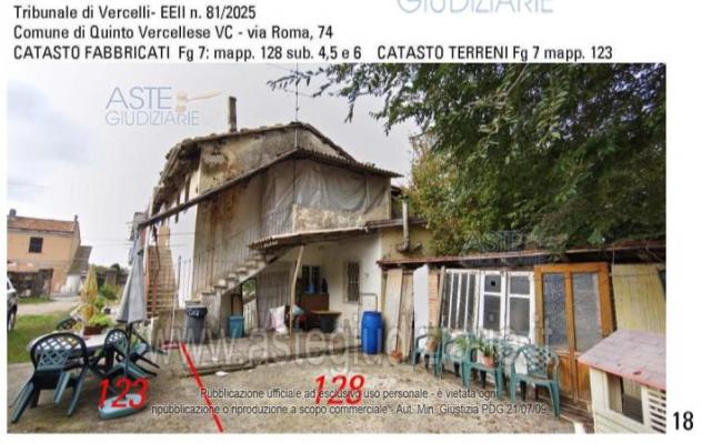 IMMOBILI-IMMOBILE RESIDENZIALE-Via Roma, 74, 13030 Quinto Vercellese VC, Italia