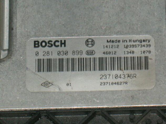 0281030899 ECU RENAULT CAPTUR CLIO 1.5 0281030899 237104376R 237104627r - Foto 2