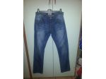 JEANS COME NUOVI DA UOMO CON CATENA PORTAFOGLIO/CHIAVI ORIGINALI MARCA TRèZ DENI
