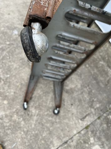 Carrello da calzolaio vintage per lavorazione calzature - Foto 4