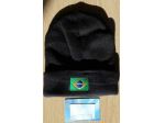 Cappello con stemma ricamato bandiera Brasile,(cappellino,berretto)