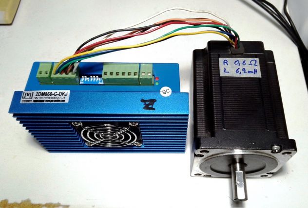 * Motore passo passo NEMA34 8,5Nm + driver