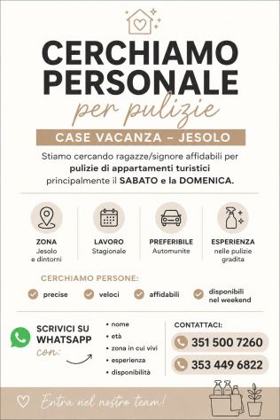 ADDETTO PULIZIE