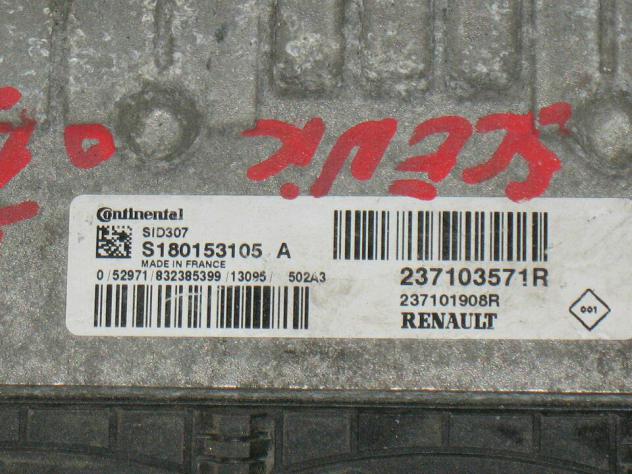 S180153105A ECU MEGANE SCENIC SID307 S180153105A 237103571R 237101908R - Foto 2