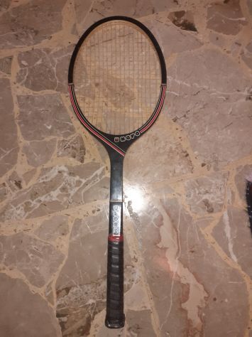 Racchetta Tennis Nava Vintage legno con Custodia e 3 palline vintage mai usate - Foto 4