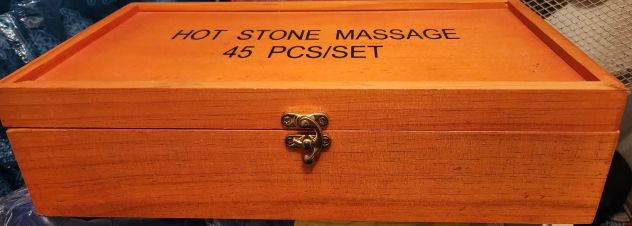 QUART DIGITAL HOT STONE HEATER+MASSAGE Kit 45 pcs/set pietre basaltiche - Foto 3
