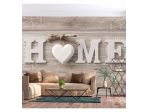 Fotomurale Adesivo Casa Dolce Casa Col Cuore Bianco Arredalacasa