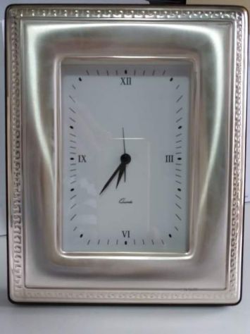 OROLOGIO con CORNICE ( ARGENTO ) - Foto 2