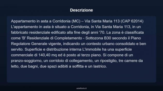 Immobile in asta di 140 m², box auto in vendita a Corridonia - Foto 10