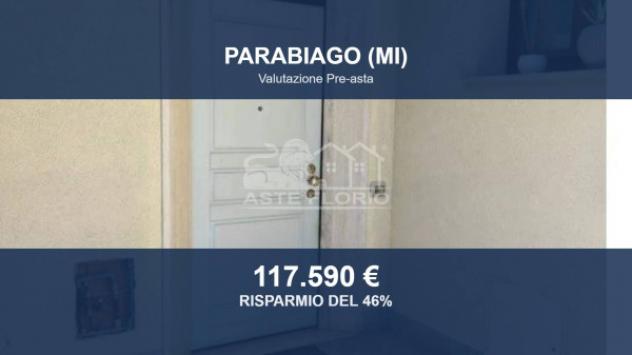 Immobile in asta di 90 m², box auto doppio in vendita a Parabiago