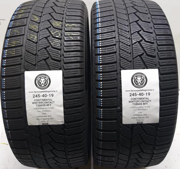 2 GOMME 245 40 19 CONTINENTAL A61086