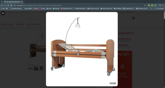 LETTO ORTOPEDICO PER ANZIANI
