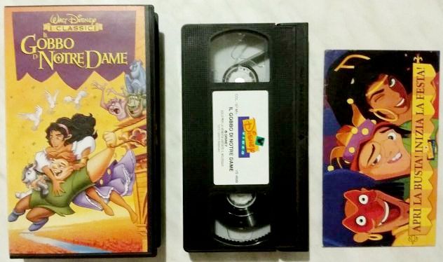 VHS IL GOBBO DI NOTRE DAME WALT DISNEY I CLASSICI VIDEOCASSETTA + LA BUSTA 1997