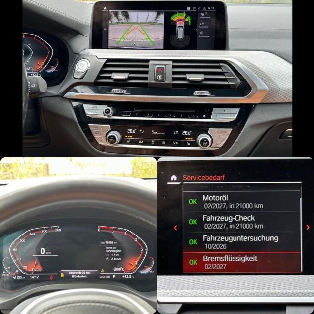 BMW X3 xDrive20d Msport 190CV PELLE FRAU LED CERCHI 21 Head-Up Display - Foto 10