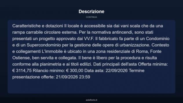 Immobile in asta di 8 m² in vendita a Roma - Foto 4
