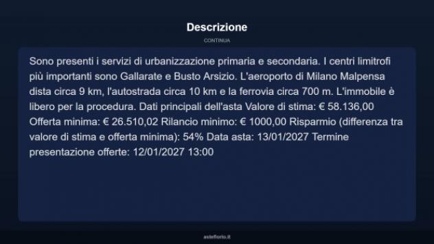 Immobile in asta di 80 m² in vendita a Ferno - Foto 14