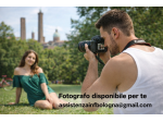 Fotografo disponibile per te
