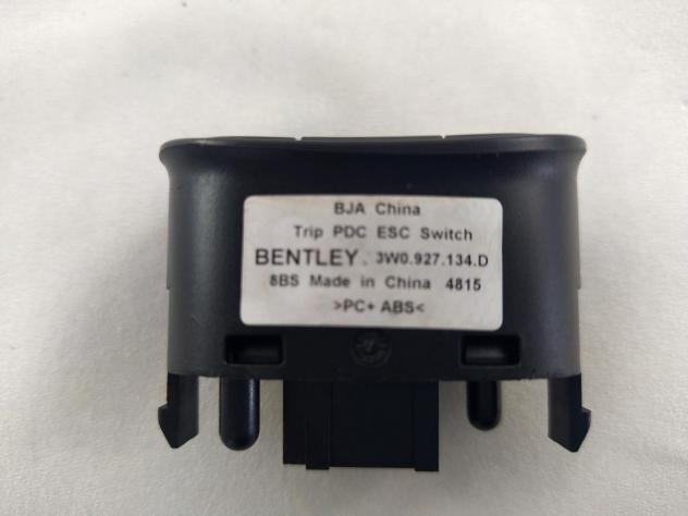 3W0927134D COMANDO INTERRUTTORE ESP CONTROLLO DI STABILITÀ OFF BENTLEY CONTINENTAL GT 4.0 B 388KW 4X4 AUT 2P (2016) RICAMBIO USATO - Foto 2