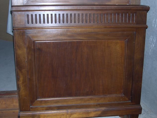 Antichi letti in noce primi 900 Liberty Art Decò - Foto 4