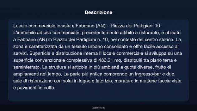 Immobile in asta di 483 m² in vendita a Fabriano - Foto 4