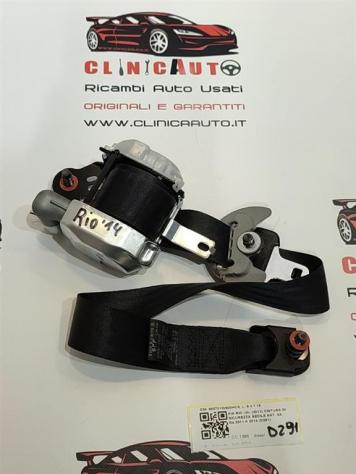 CINTURA DI SICUREZZA ANTERIORE SINISTRA KIA Rio 4° Serie 888701W600HCS D4FC (11)