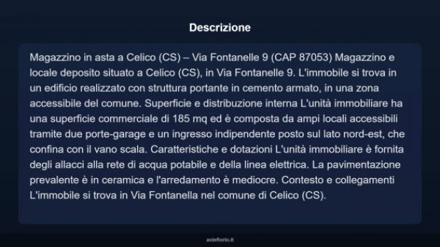 Immobile in asta di 185 m² in vendita a Celico - Foto 3