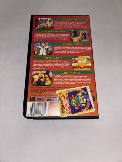 VHS/VIDEOCASSETTA RARISSIMA IN OTTIME CONDIZIONI:I SIMPSON”GRETEST HITS” - Foto 7