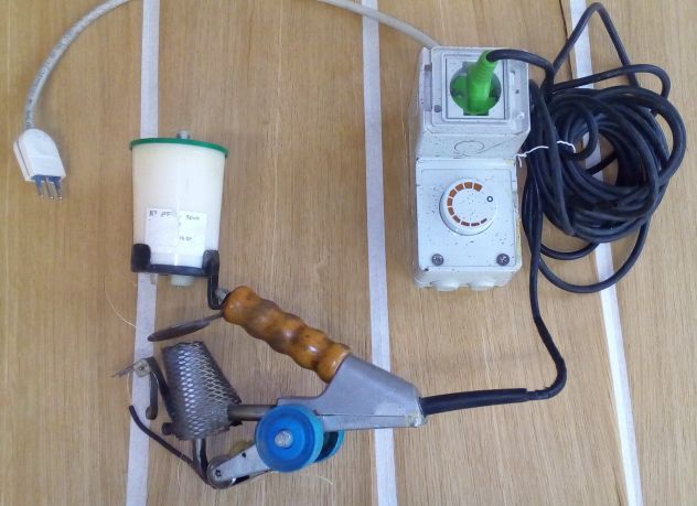 Giuntatrice Kuper a filo a caldo pre-collato per Impiallacciatura tranciati ecc.