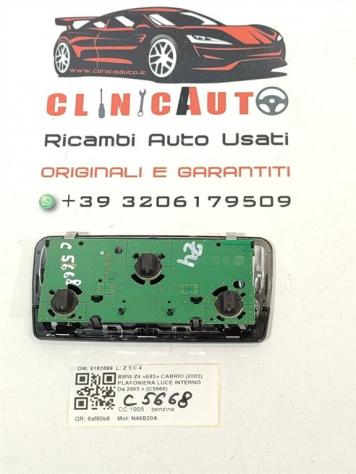 PLAFONIERA BMW Z4 E85/E86 9163699 N46B20A (0209) - Foto 2