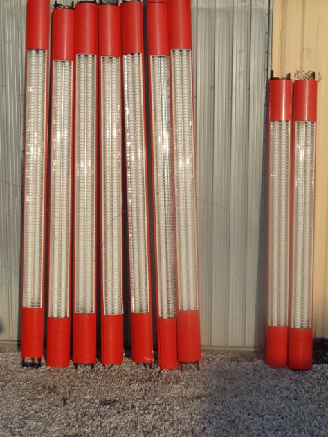 vendo plafoniere a doppio neon per ufficio o negozio