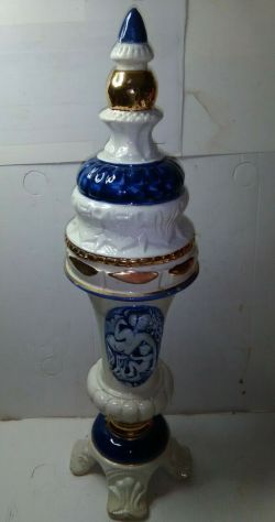 ceramica artistica filettata in oro zecchino epoca metà 900