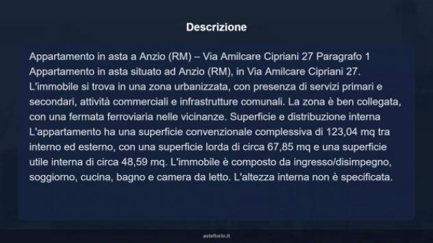 Immobile in asta di 123 m² in vendita a Anzio - Foto 12