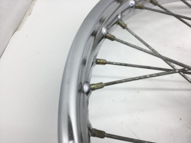 HONDA CB FOUR 350 CERCHIO RUOTA ANTERIORE 18 X 1.60 1974 - Foto 9