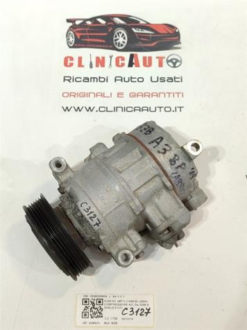 COMPRESSORE A/C AUDI A3 Cabriolet Serie (8P7) 1K0820808A BZB benzina 1798 (0813)
