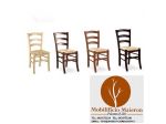 Sedie ristorante cod 3011/P tinte legno nuove
