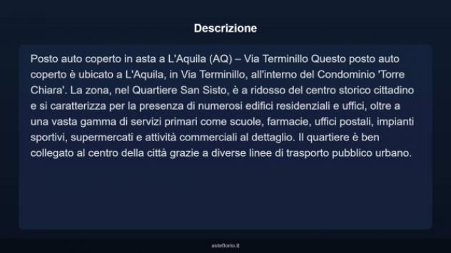 Immobile in asta di 12 m² in vendita a L'Aquila - Foto 4