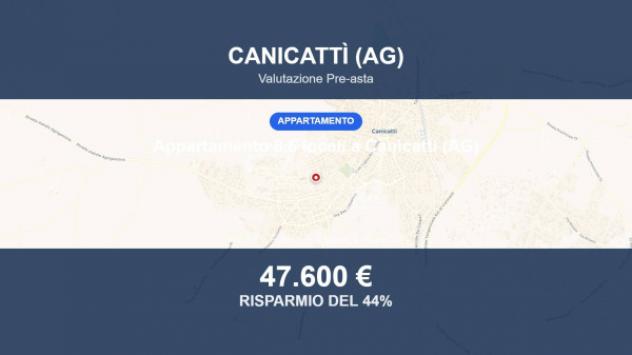 Immobile in asta di 113 m² in vendita a Canicattì