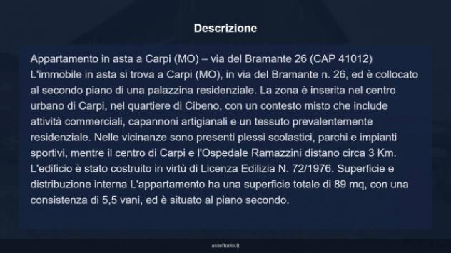 Immobile in asta di 89 m², box auto in vendita a Carpi - Foto 17