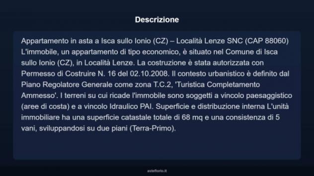 Immobile in asta di 68 m² in vendita a Isca sullo Ionio - Foto 17
