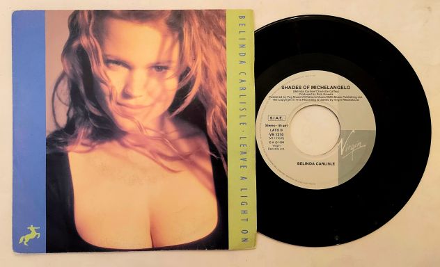 Vinile 45 giri: Belinda Carlisle - Leave a light on Etichetta: Virgin VST 1210
