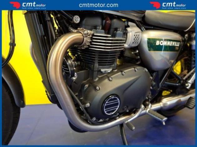 TRIUMPH Bonneville T100 Finanziabile - GRIGIO VERDE - 12250 rif. 24148116 - Foto 8