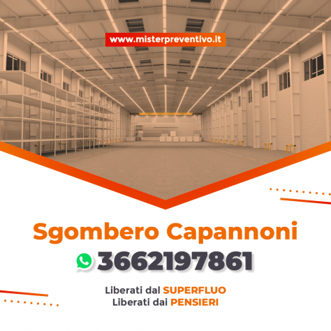 Sgombero Capannoni Milano - Veloci, Professionale ed Economici