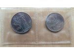 MONETA DA 50-100 LIRE IN FDC ASSOLUTO DEL 1969 DELLA REPUBBLICA ITALIANA-