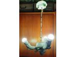 Lampadario con tre bracci  in ceramica 32x58