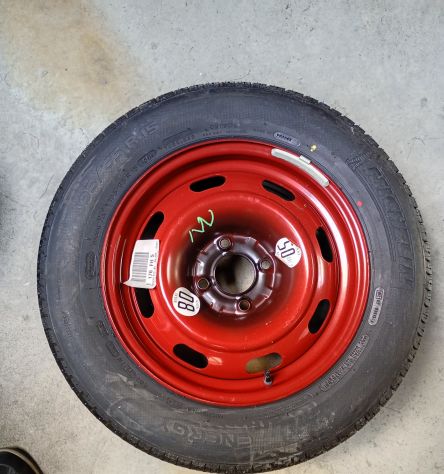 Ruota di scorta per Citroen C3 kit completo crick chiave e gancio traino - Foto 2