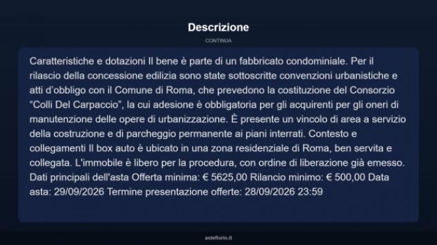 Immobile in asta di 13 m² in vendita a Roma - Foto 4