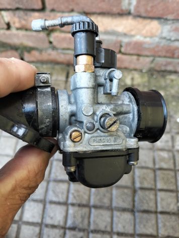 CARBURATORE DELL'ORTO PHBG 19 BS PIAGGIO ATTACCO MASCHIO CON MISCELATORE - Foto 6