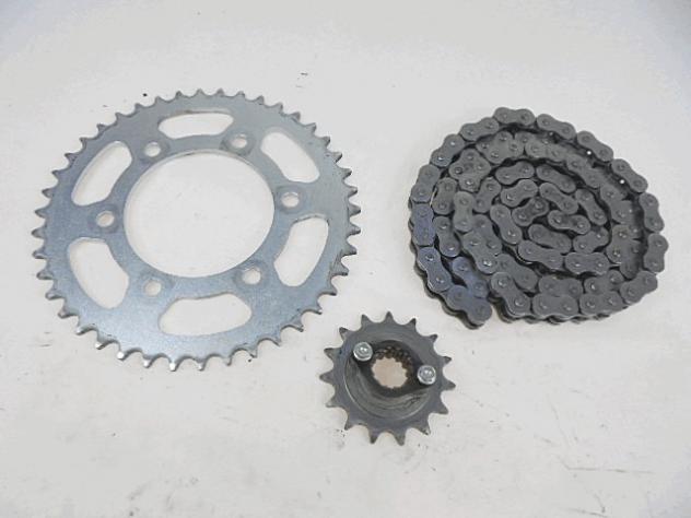 KIT CATENA CORONA PIGNONE DUCATI MONSTER 695 2006 - 2008 0022360 0022356 CHAIN SPROKET KIT