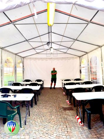 TENDONI PER FESTE 5 X 10 X 2,2/3,1 MT. LINEA LA DUE20 UNICA - Foto 6